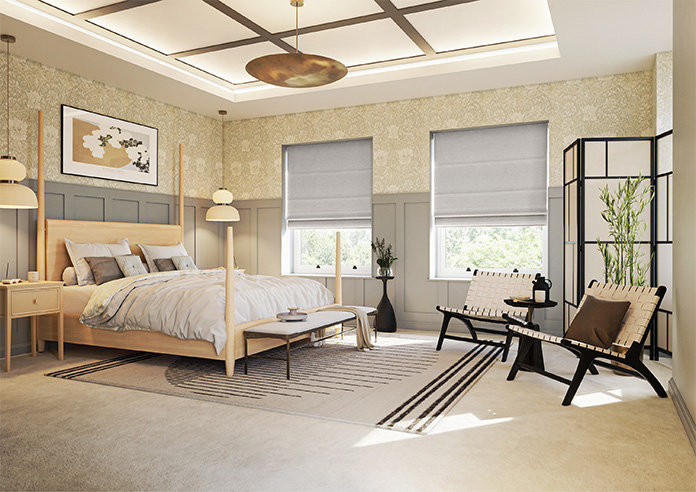 Faye, Walrus Grey - Roman Blind - Image 6